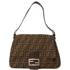 FENDI Zucca Mamma Bucket Semi Shoulder Bag